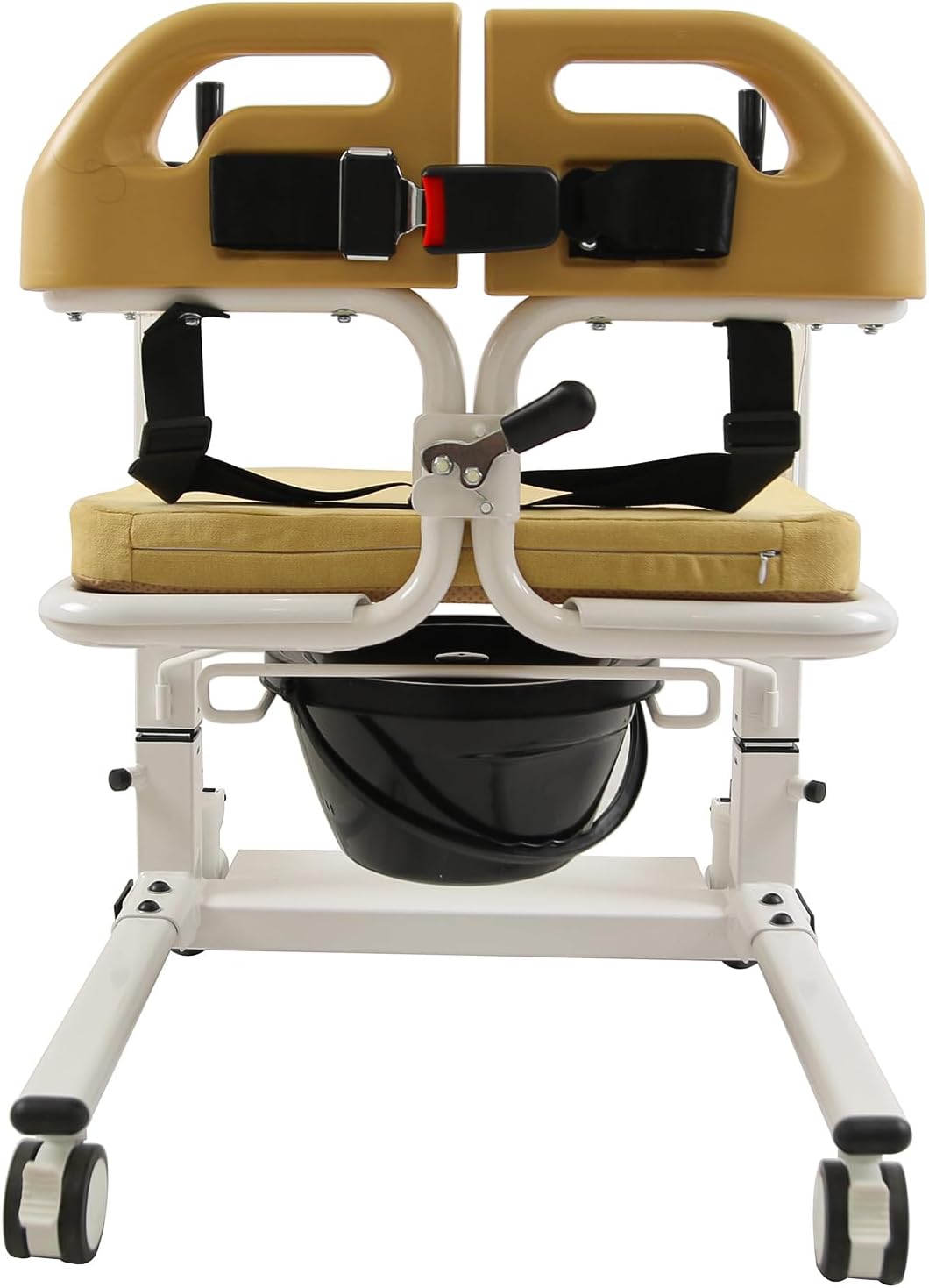 Patient Lift Transfer Chair for Home, 4 in 1 Portable Transfer Chair for Adults, Elderly, or Senior Living, Bed to Toilet Transfer Wheelchair, Easy Use - Ships from USA - Weight Capacity 290 lb