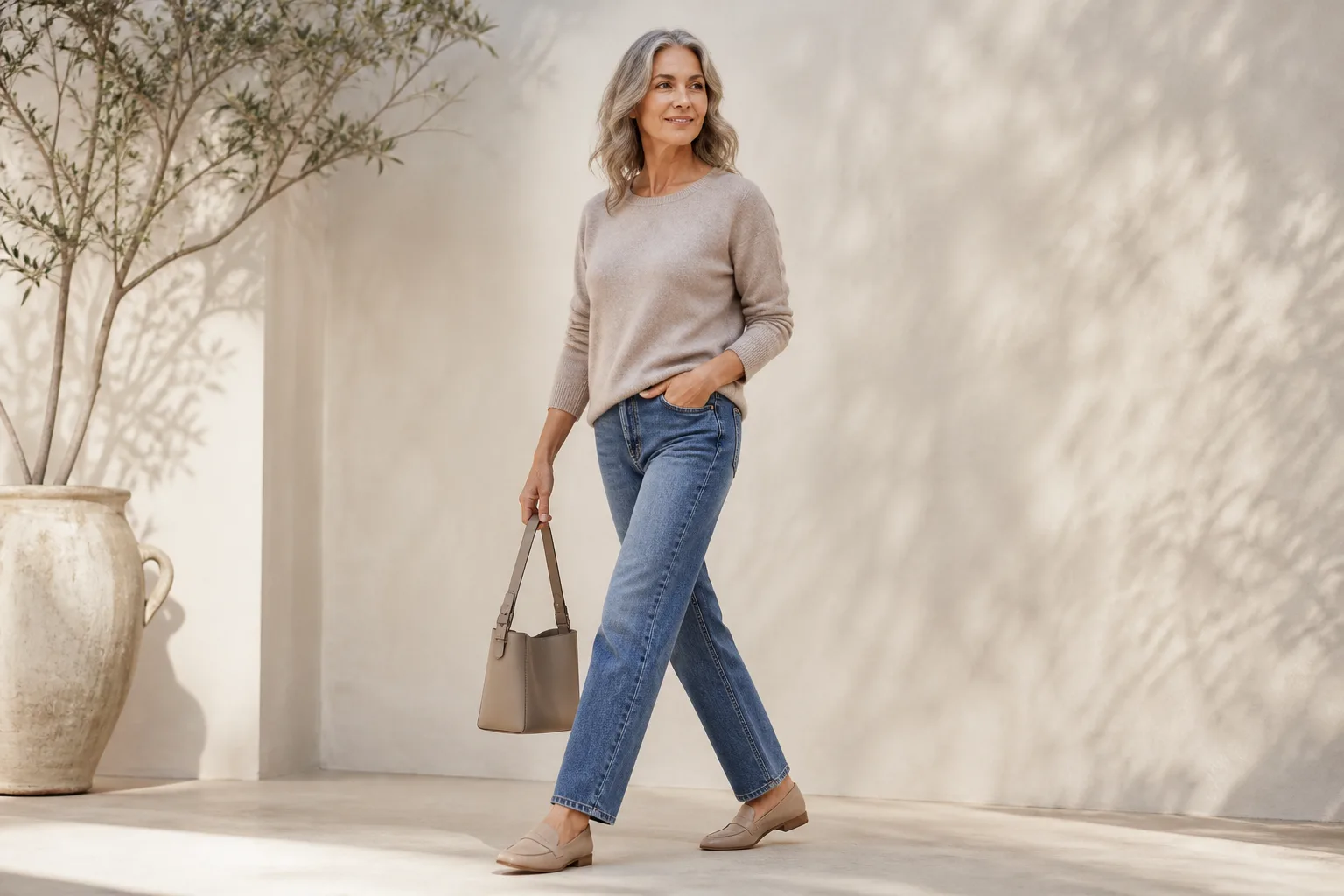 How can you put together casual everyday outfits that are comfortable and polished after 50?