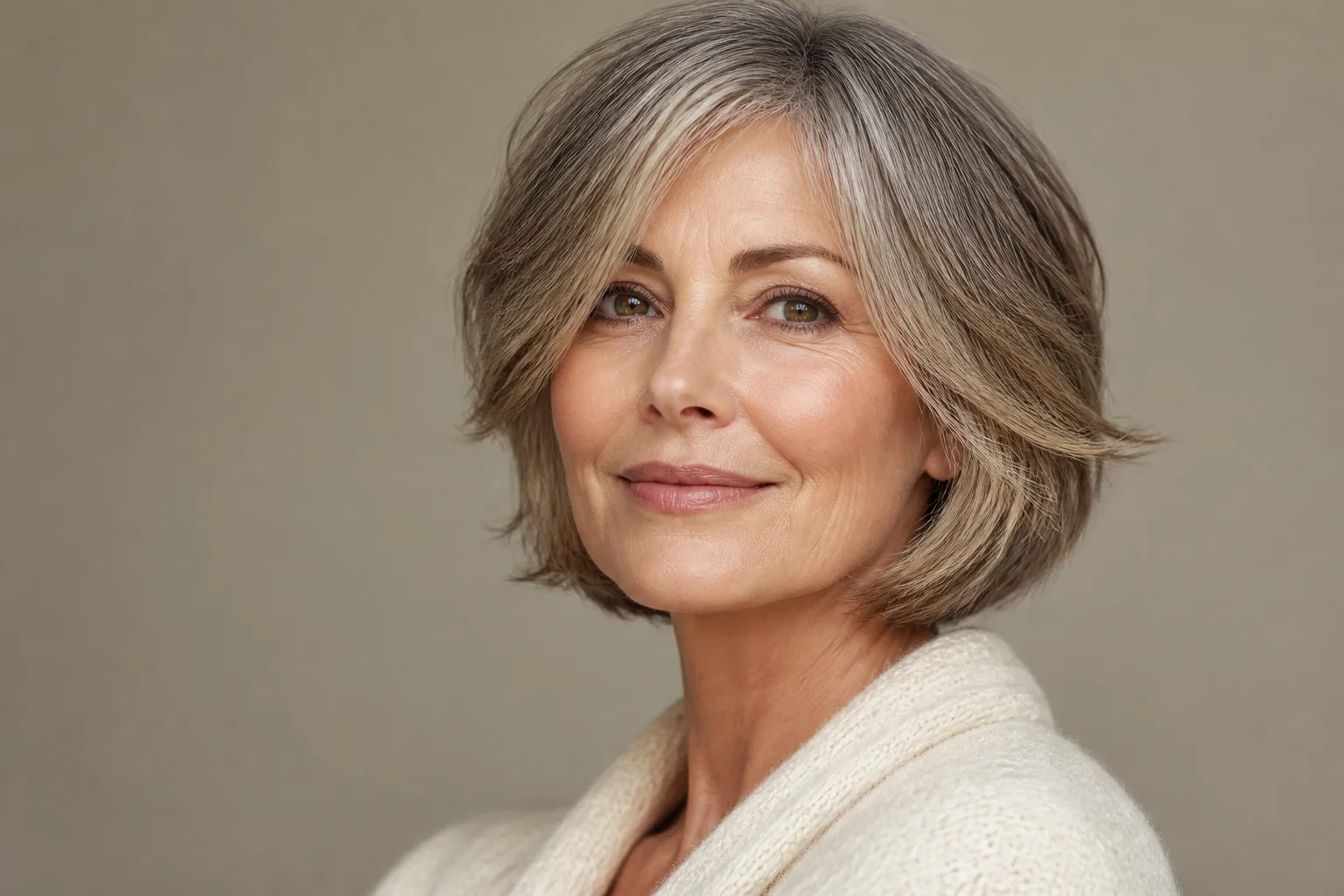 Which hairstyles work well for plus-size women over 50, and how can they be adapted to different face shapes?