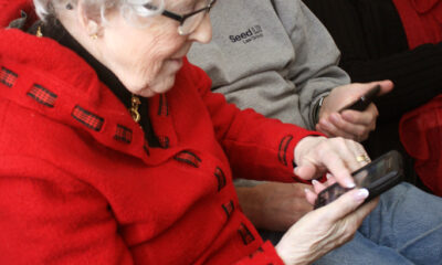 elderly smartphone