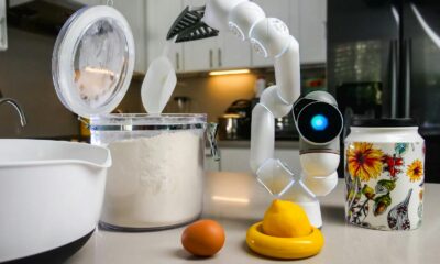 White Toy Robot with a Scoop